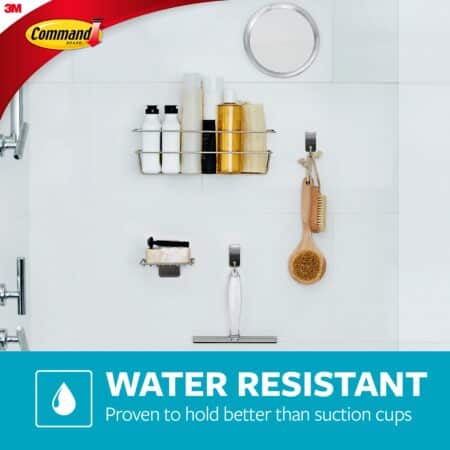 Command Bath Large Water-Resistant Adhesive Refill Strips, 4-Large Strips, Re-Hang Large B - Image 4