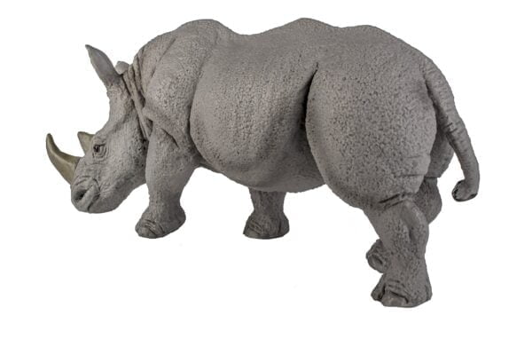 Safari Ltd. White Rhino Toy Figurine - Realistic, Hand-Painted 5.75" Model Figure - Safe, - Image 3