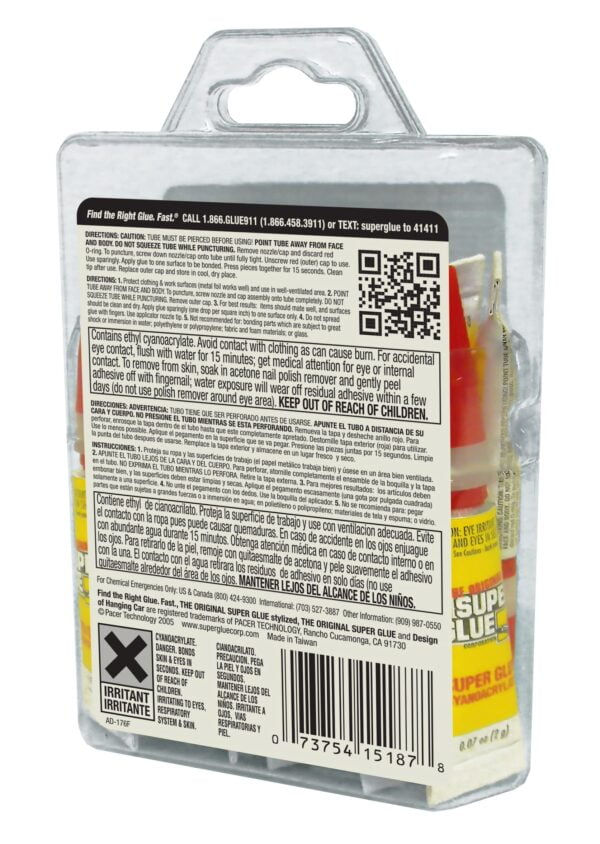 Super Glue 15187 , Clear- pack of 12 - Image 3