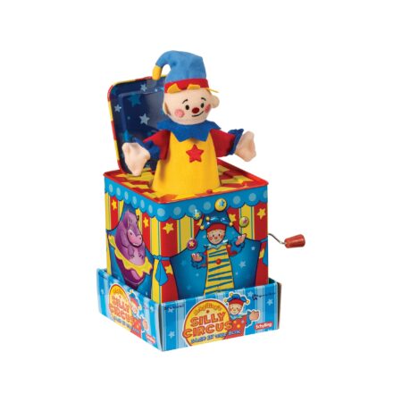 Schylling Silly Circus Jack in the Box - Classic Children's Musical Toy - Colorful Embosse - Image 4