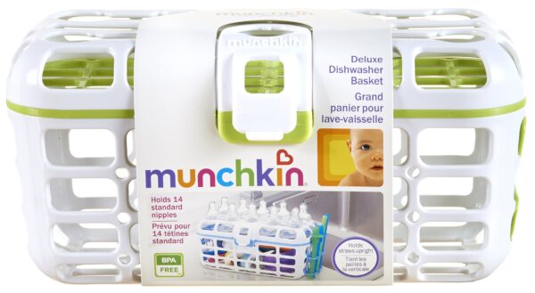 Munchkin Deluxe Dishwasher Basket, Colors May Vary - Image 8