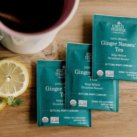 Earth Mama Organic Ginger Nausea? Tea | Comforts Occasional Nausea + Morning Sickness, 16 - Image 6