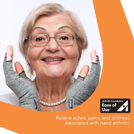 IMAK Brownmed Compression Arthritis Gloves - Compression Gloves for Arthritis & Joint Pain - Image 2