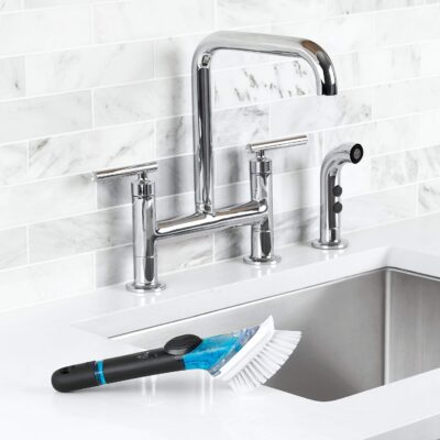 OXO Good Grips Soap Dispensing Dish Brush 15x10x5cm - Image 7