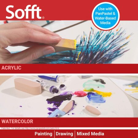 Sofft Tool 63052 Mini Sponge Applicators Pack of 12 for PanPastel Artist Painting Pastels - Image 6