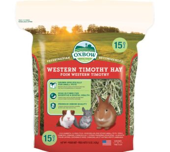 Oxbow Animal Health Western Timothy Hay – All Natural Hay for Rabbits, Guinea Pigs, Chinch