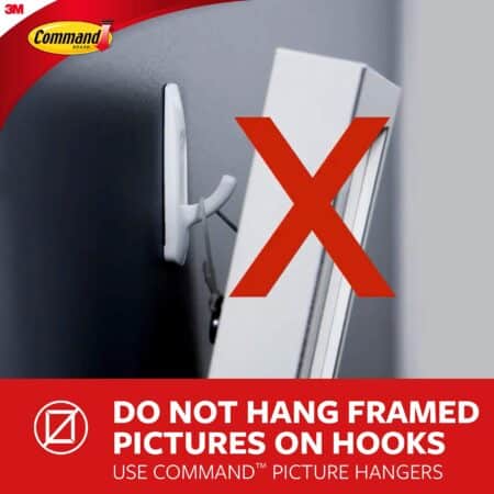 Command Universal Frame Hangers, Damage Free Hanging Picture Hangers, No Tools Frame Hange - Image 9