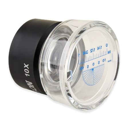 Carson LumiLoupe 10x Power Pre-Focused Stand Magnifier With Dual Lens and Snap-On Reticle - Image 3
