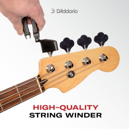 D'Addario Accessories Bass Pro-Winder - Bass Guitar String Winder, Bass String Cutter, Bas - Image 4