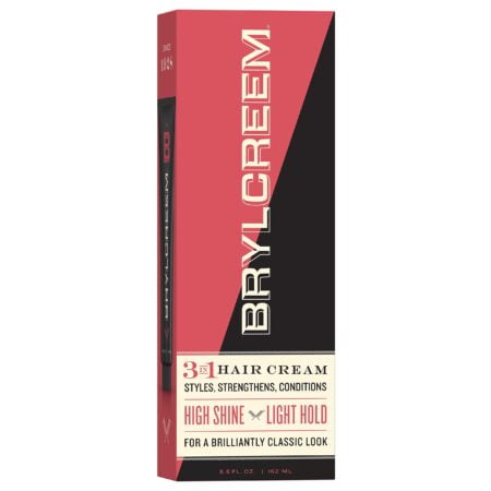 Brylcreem 3-in-1 Original High Shine Men's Hair Cream for Styling, Strengthening, and Cond