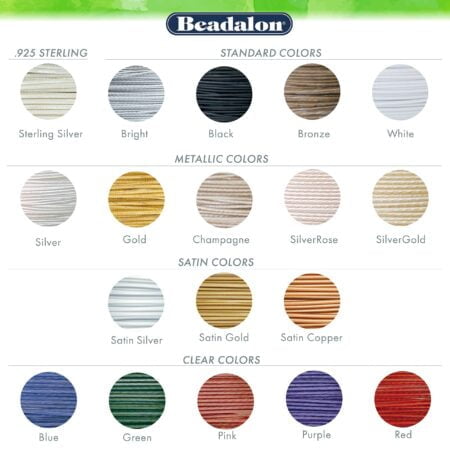 Beadalon 7 Strand Stainless Steel Bead Stringing Wire, 0.015 in / 0.38 mm, Bright, 30 ft / - Image 4