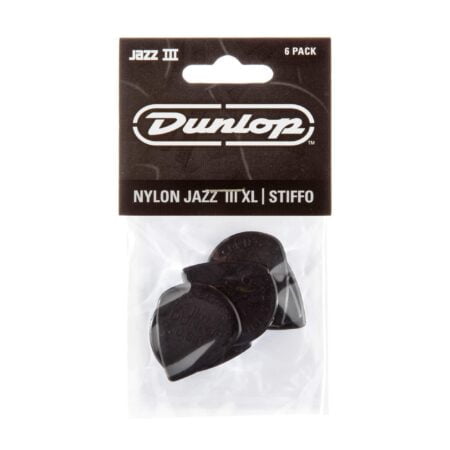 JIM DUNLOP Nylon Jazz III XL, Black, 6/Player's Pack - Image 4