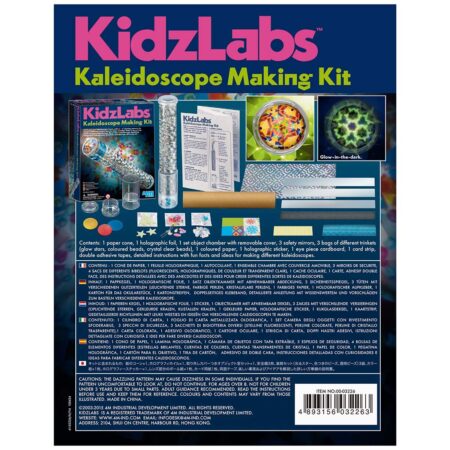 4M Kidzlabs Kaleidoscope Making Kit - Optical Light Physics Stem Toys Craft Gift for Kids - Image 5