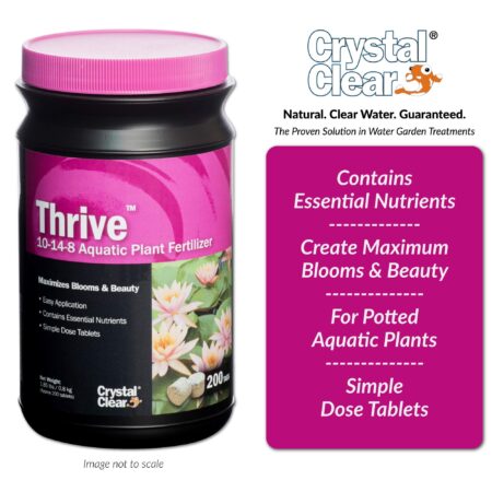 CrystalClear Thrive - 10-14-8 Aquatic Plant Fertilizer - 60 Tablets - Image 2