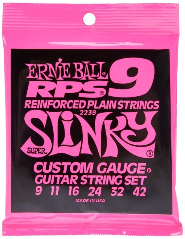 Ernie Ball Super Slinky RPS Nickel Wound Electric Guitar Strings - 9-42 Gauge