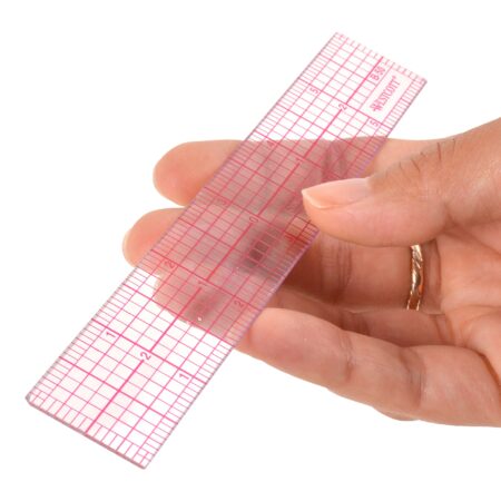 Westcott 8ths 6-Inch Beveled Transparent Ruler (B-50), Clear - Image 3