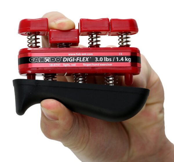 CanDo 10-0741 Digi-Flex Hand Exerciser, Finger 3.0 lb/Hand 10.0 lb, Red-Light - Image 6