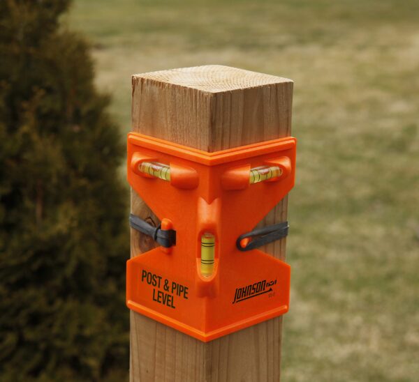 Johnson Level & Tool 175-O Orange Post & Pipe Level, 4" x 5" x 9", Orange, 1 Level - Image 2