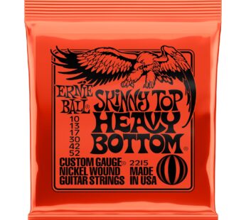 Ernie Ball Skinny Top Heavy Bottom Slinky Nickel Wound Electric Guitar Strings – 10-52 Gau