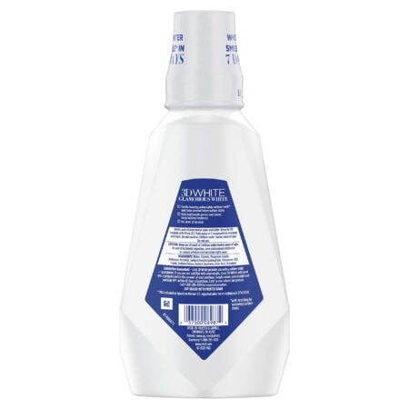 Crest 3D White Luxe Glamorous White Multi-Care Whitening Fresh Mint Flavor Mouthwash, 32 F - Image 2