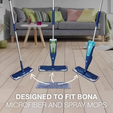 Bona Microfiber Dusting Pad for Multi-Surface Floors - Fits all Bona Mops - Attracts and P - Image 3
