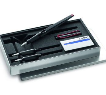 LAMY Joy Calligraphy Set in Black with Blue Ink Cartridges