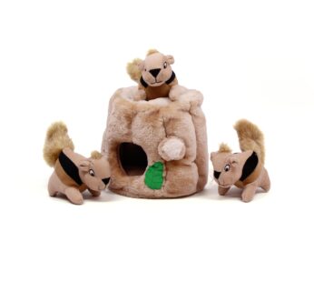 Outward Hound Hide A Squirrel Plush Dog Toy Puzzle, Medium