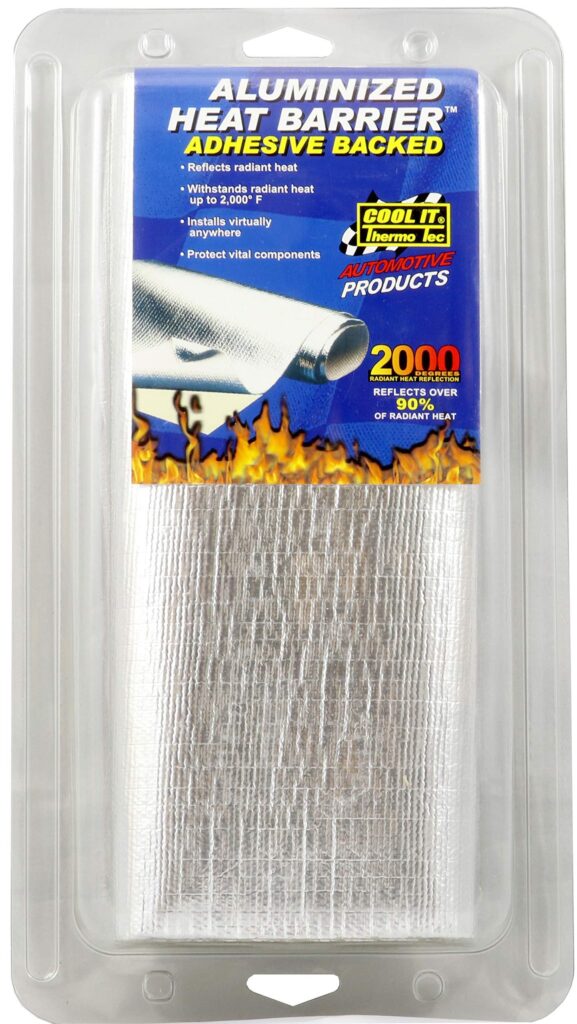 Thermo-Tec 13575 Adhesive Backed Aluminized Heat Barrier, 12" x 24" - Image 2