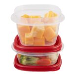 Rubbermaid Easy Find Lids Food Storage Containers, Racer Red, 6-Piece Set - Image 2