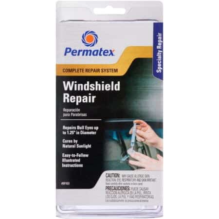 Permatex 09103 Automotive Windshield Repair Kit For Chipped And Cracked Windshields. Perma