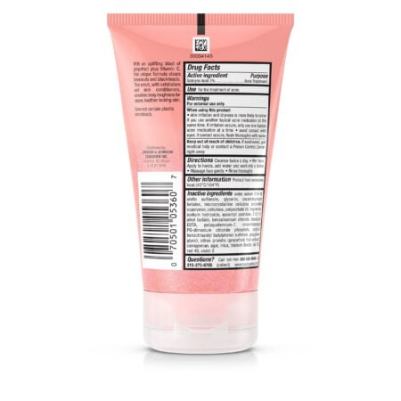 Neutrogena Oil-Free Acne Wash Pink Grapefruit Foaming Scrub, 4.2 Fl Oz - Image 4
