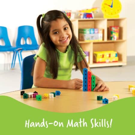 Learning Resources Snap Cubes - 100 Pieces, Ages 5+ Homeschool and Classroom Supplies, Edu - Image 2