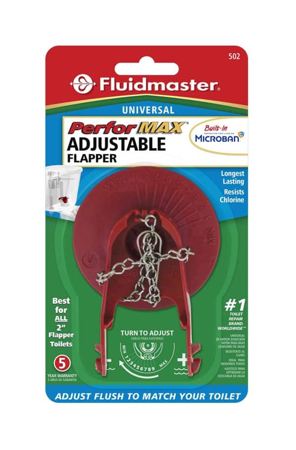 Fluidmaster 502P21 PerforMAX Universal Water-Saving Long Life Toilet Flapper for 2-Inch Fl - Image 4