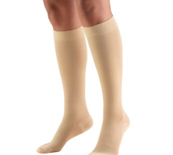 Truform 20-30 mmHg Compression Stockings for Men and Women, Knee High Length, Closed Toe,