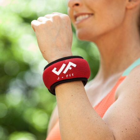 JFIT Wrist Weights, Non-Adjustable Set of 2, 1 LB Each, Small - Image 6