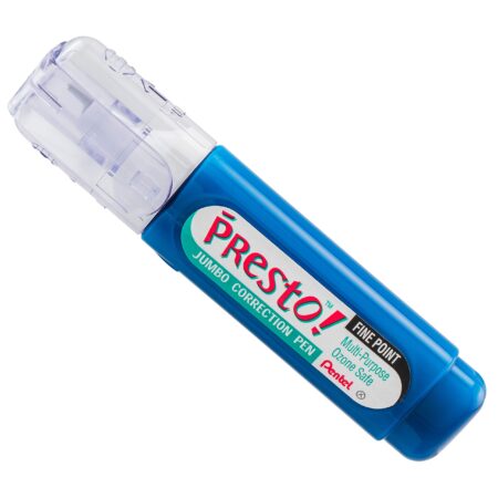 Pentel Presto! Jumbo Correction Pen, Fine Point, Metal Tip, White, 12 ml/0.4 fl.oz. 1 Pack - Image 4