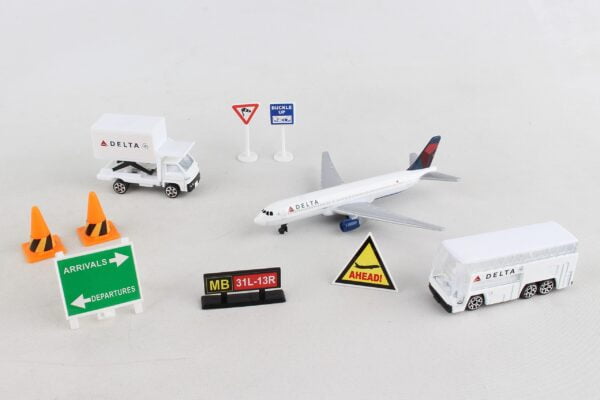 Delta Airlines 12 Piece Playset (Color of the content may Vary) - Image 2