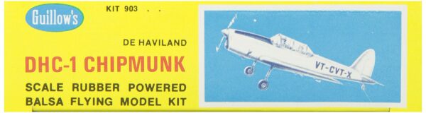 Guillow's DeHaviland Chipmunk Model Kit - Image 3