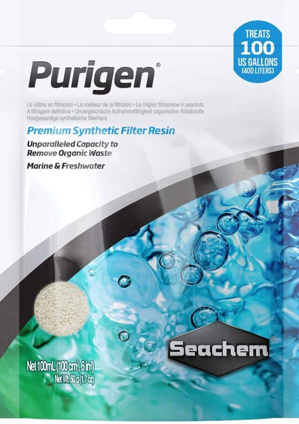 Seachem Indoor Purigen Organic Filtration Resin - Fresh and Saltwater 100 ml