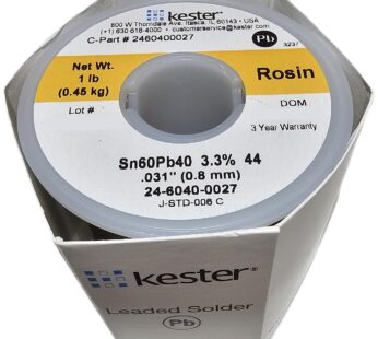 KESTER SOLDER 24-6040-0027 Wire Solder, 0.031″Dia., Pack of (1),32117