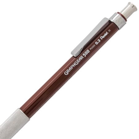 Pentel GraphGear 500 Automatic Drafting Pencil Brown (PG523E), 1 Count (Pack of 1) - Image 2