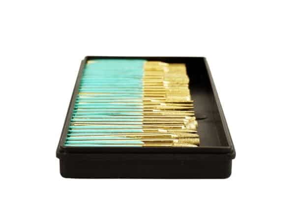 SE 30-Piece Set of Titanium-Coated Diamond Burrs, Grits 120-150 - 82331TF - Image 5