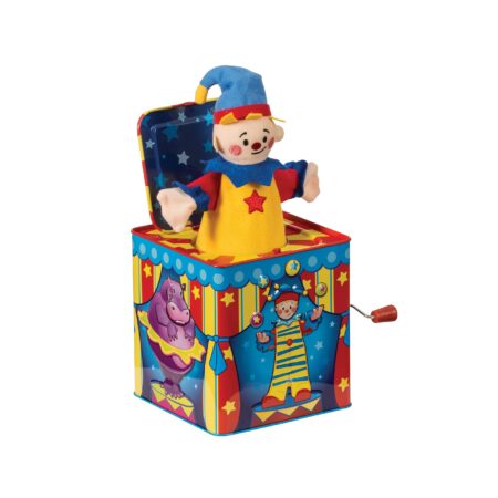 Schylling Silly Circus Jack in the Box - Classic Children's Musical Toy - Colorful Embosse - Image 2