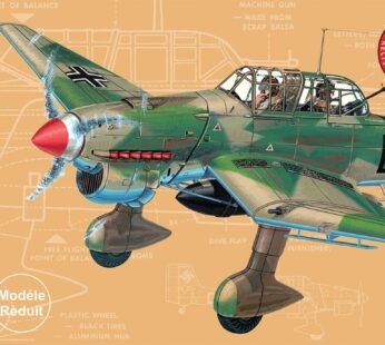 Guillow’s Junkers JU 87-B Stuka Model Kit Small