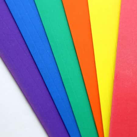 BAZIC Manila File Folder 1/3 Cut Letter Size, Assorted Color Left Right Center Tabs Positi - Image 6