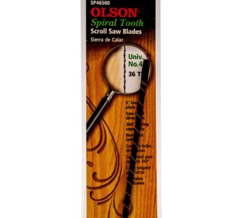 Olson Saw SP46500 Spiral Scroll Saw Blade, Silver