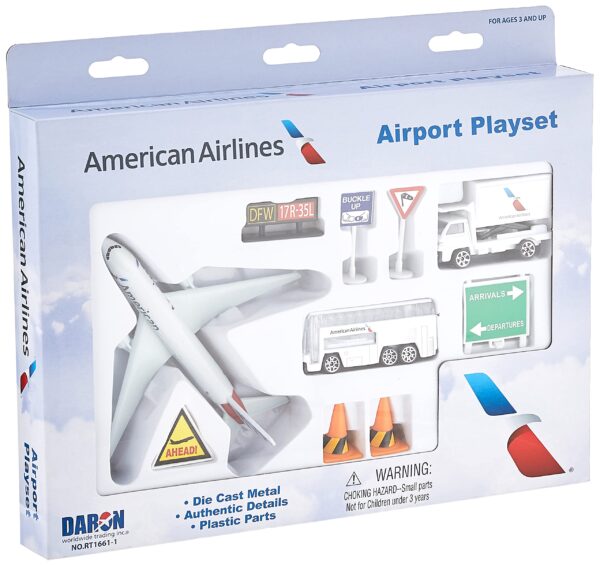 Daron RT1661-1 American Airlines 10pc Playset - Image 3