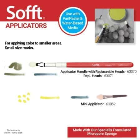 Sofft Tool 63052 Mini Sponge Applicators Pack of 12 for PanPastel Artist Painting Pastels - Image 5