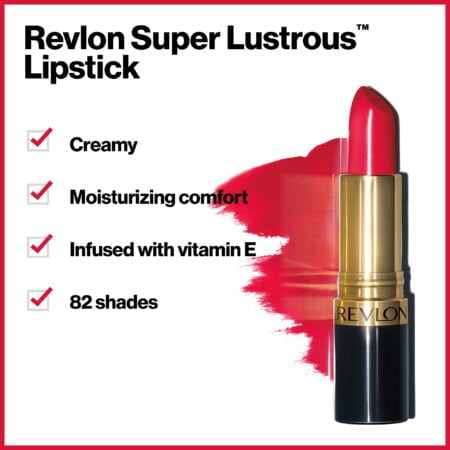 Revlon Super Lustrous Lipstick, Pink Truffle , 0.13 oz - Image 4