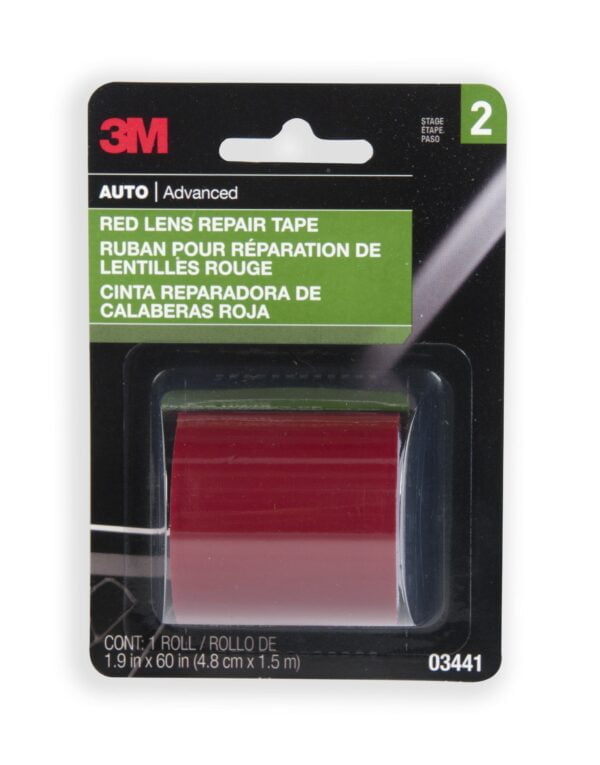 3M Red Lens Repair Tape, 03441, 1.875 in x 60 in - Image 2